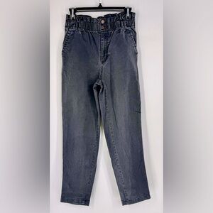 Universal thread grey high waisted paper bag pants